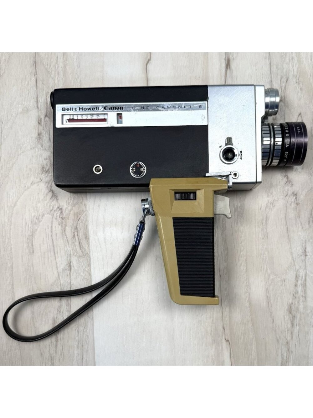 VTG Bell & Howell Canon CINE CANONET 8 mm Movie Camera C-8 Trigger Grip UNTESTED